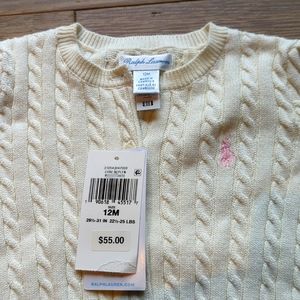 RALPH LAUREN baby knit sweater